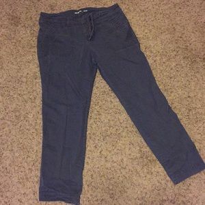 Old Navy Pixie Cargo Pants, Steel Blue Size 8